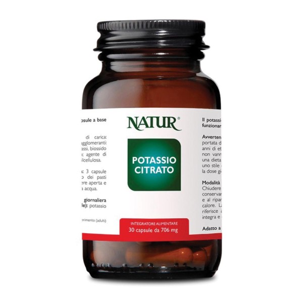 POTASSIO Citrato 30 Cps NATUR POTASSIO Citrato 30 Cps NATUR