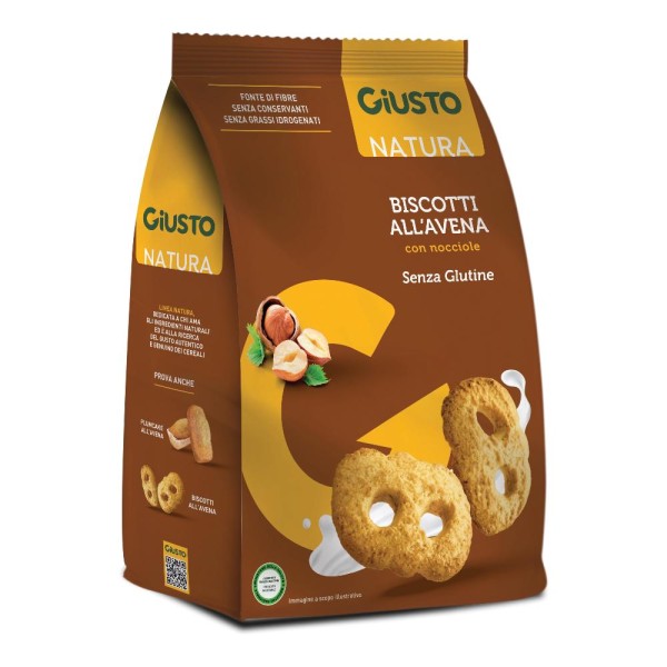 GIUSTO S/G Bisc.Avena 250g GIUSTO S/G Bisc.Avena 250g