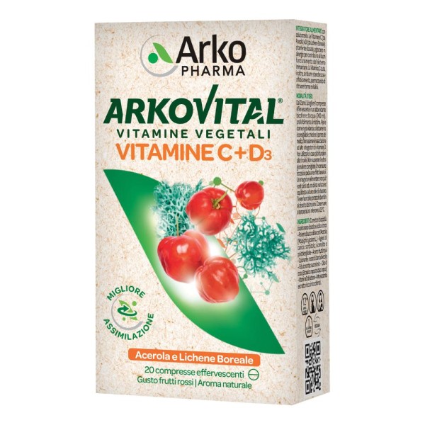 ARKOVITAL Acerola+D3 20Cpr Eff ARKOVITAL Acerola+D3 20Cpr Eff