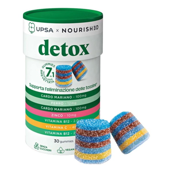 UPSA X NOURISHED DETOX 30GUMM UPSA X NOURISHED DETOX 30GUMM