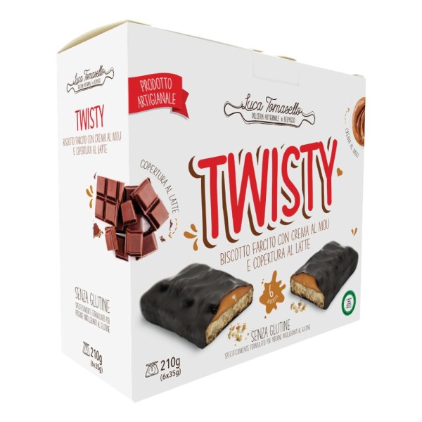 L TOMASELLO Twisty Bisc.210g L TOMASELLO Twisty Bisc.210g