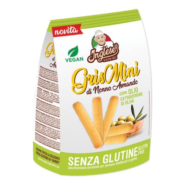 INGLESE Grissini Olio 60g INGLESE Grissini Olio 60g