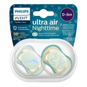 AVENT Succh.Notte Sil.0/6m 2pz
