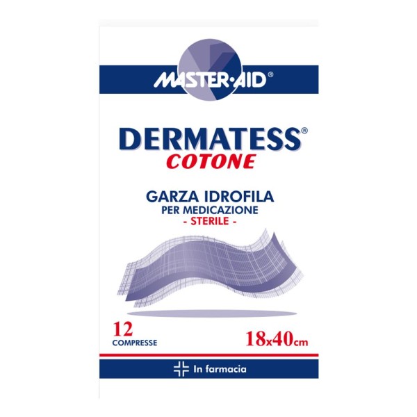 DERMATESS Cot.Garza 18x40*12pz