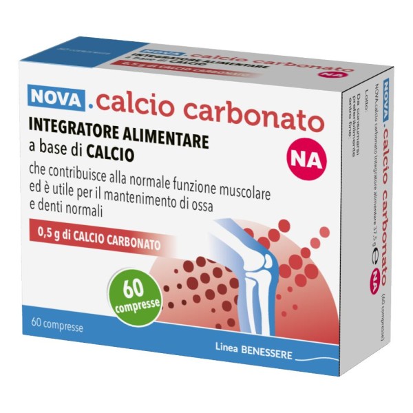 NOVA CALCIO Carb. 60Cpr 500mg NOVA CALCIO Carb. 60Cpr 500mg