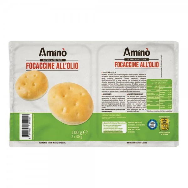 AMINO'Focaccine Olio 100g