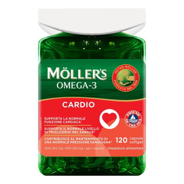 MOLLER'S Omega3 Cardio 120 Cps