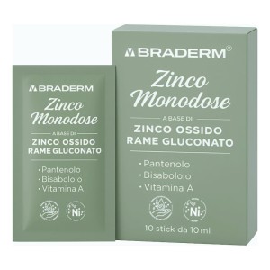 BRADERM ZINCO MONODOSE 10Stick